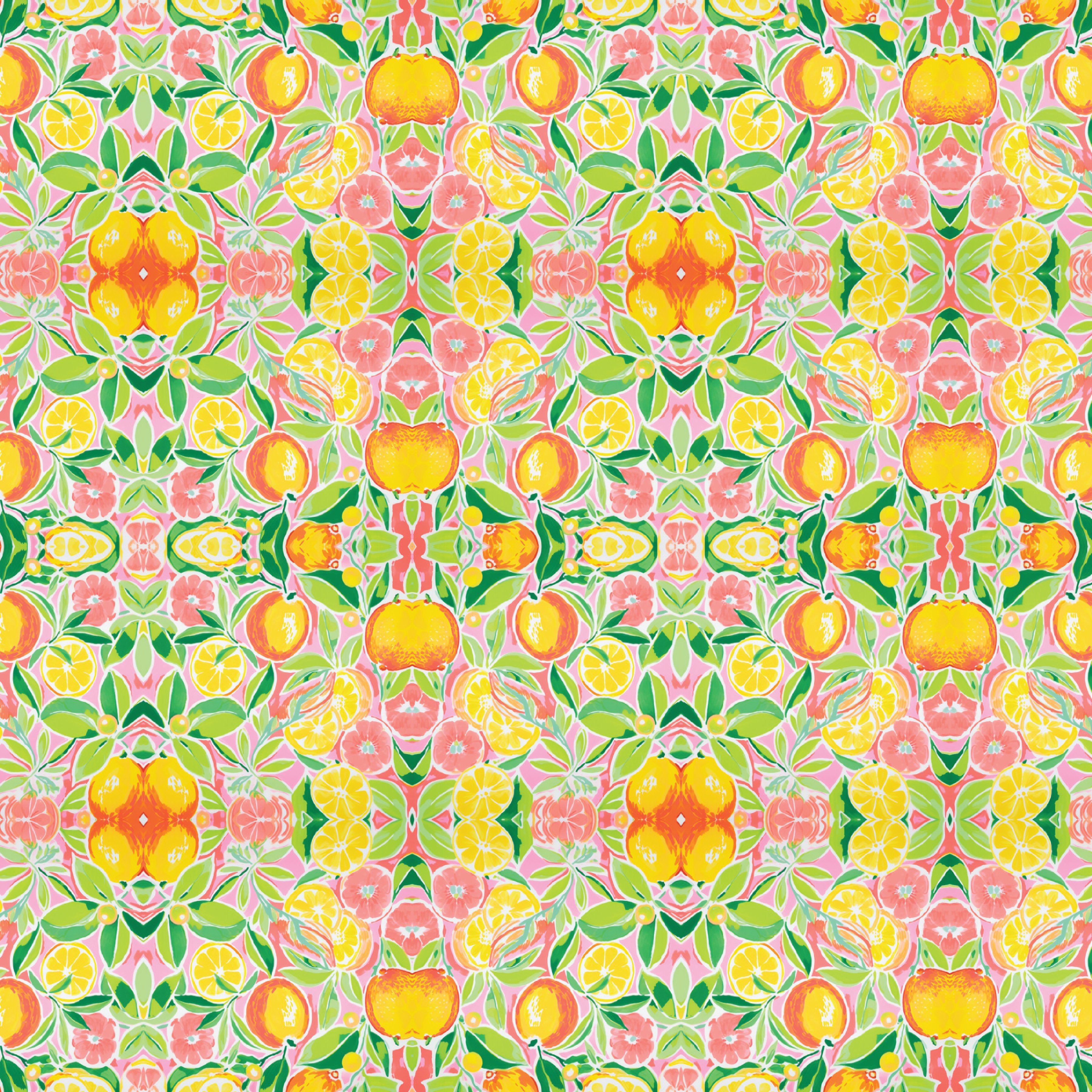 Preppy Pink Lemonade Pattern Acrylic Sheets - CMB Pattern Acrylic